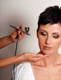 Temptu Airbrush Makeup System on Make Up Airbrushing